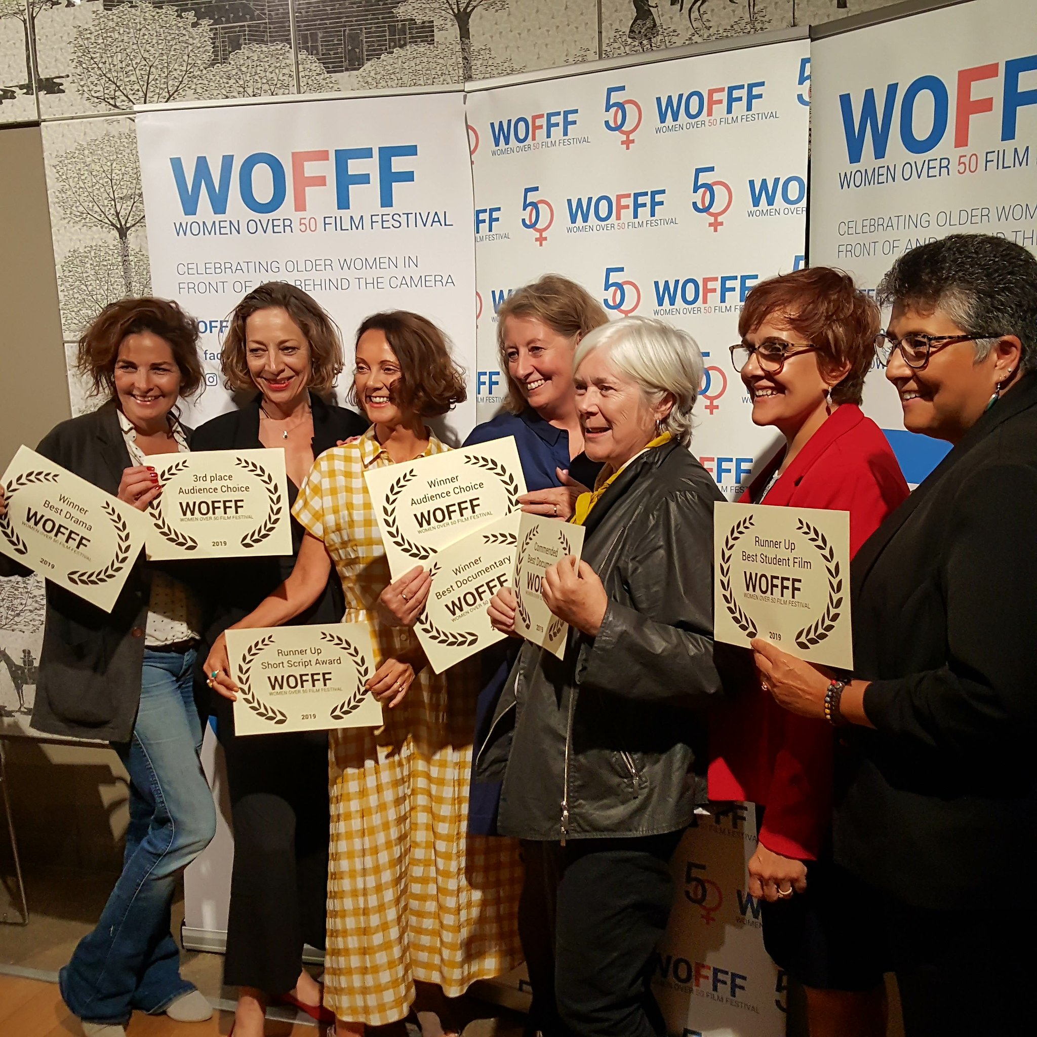 7 winners with their certificates at WOFFF19